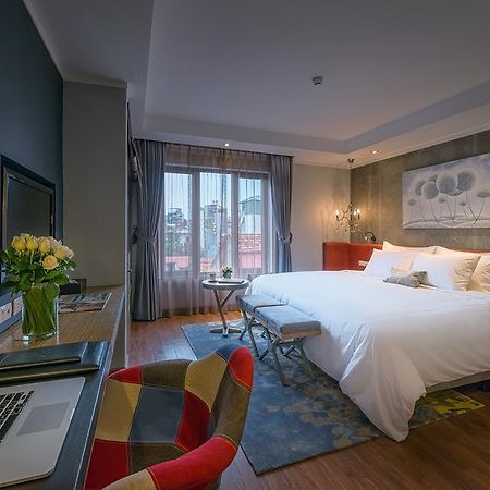 Bespoke Trendy Hotel Hanoi Bagian luar foto