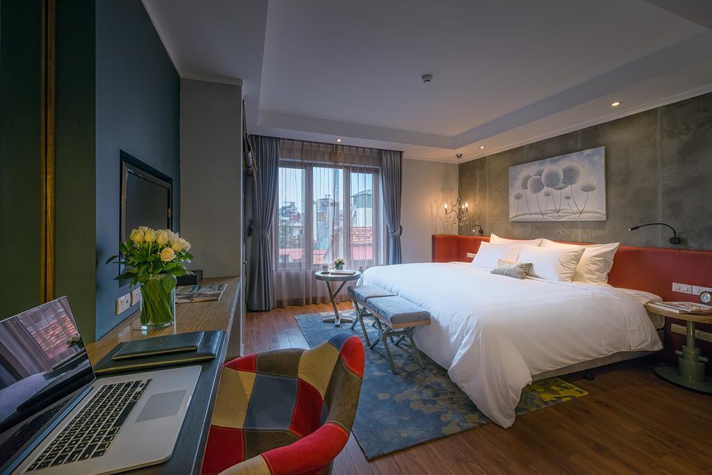 Bespoke Trendy Hotel Hanoi Bagian luar foto