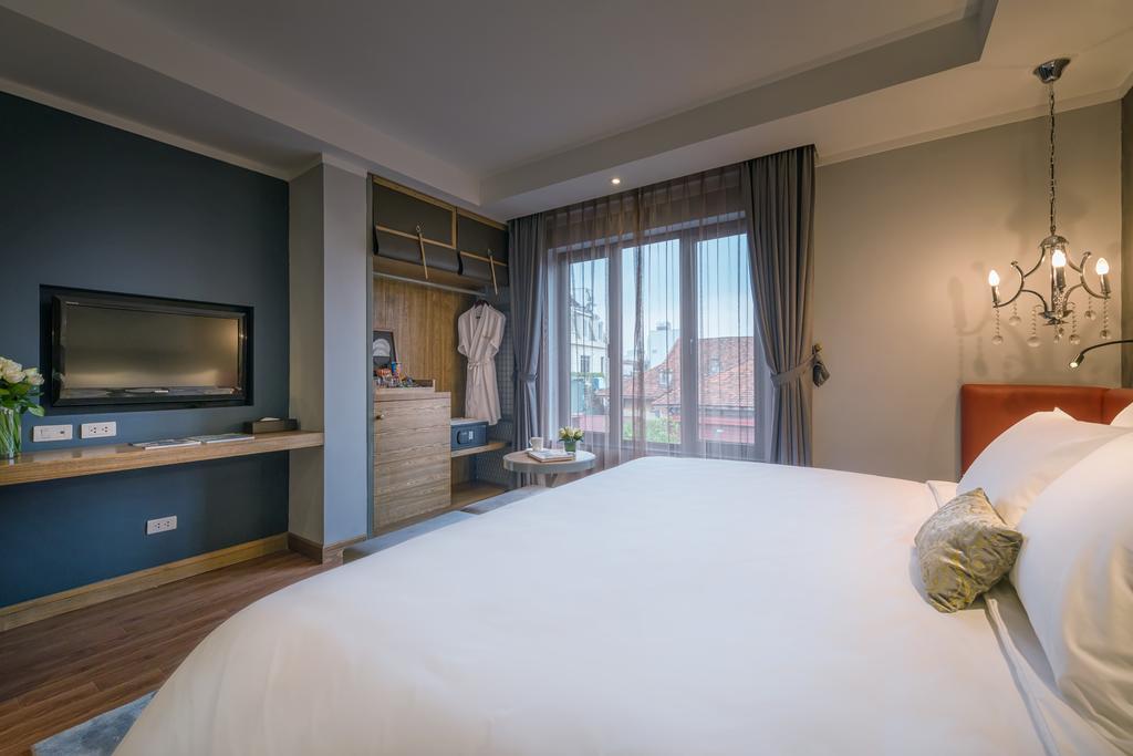 Bespoke Trendy Hotel Hanoi Bagian luar foto