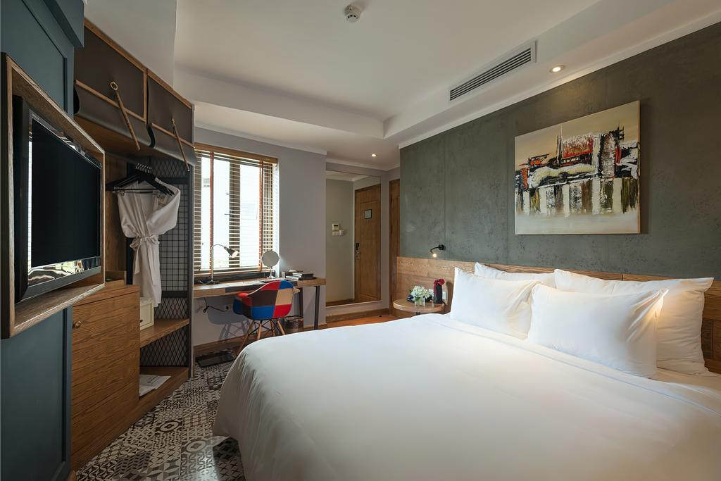 Bespoke Trendy Hotel Hanoi Bagian luar foto
